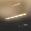 Oprawa V-TAC LED linear SAMSUNG CHIP LIFUD driver 36W 100st CCT zwieszana 120cm złoty MAT VT-7-35 3000K-4000K-6400K 2880lm 5 lat